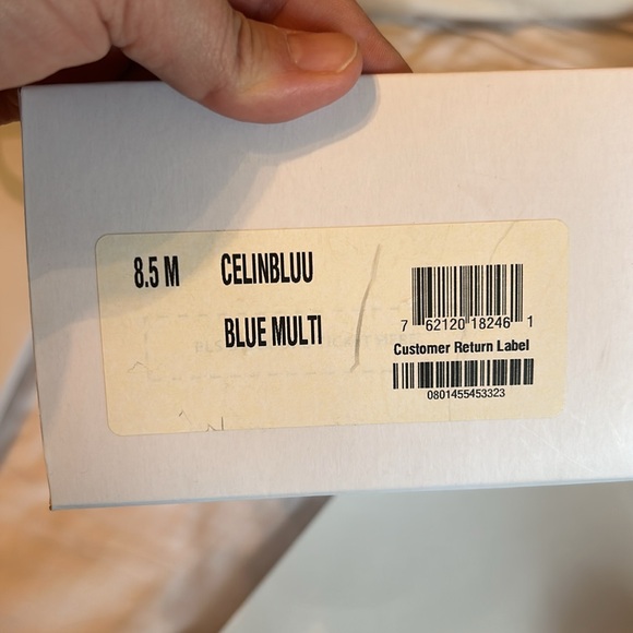 Style & Co Blue Multi Colored Heels - Picture 2 of 6